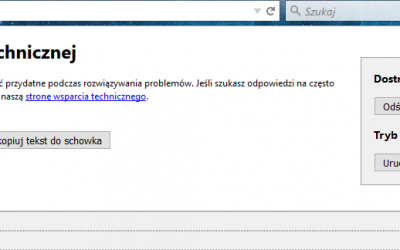 Firefox reset do ustawień domyślnych